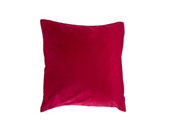 Super Soft Velvet Cushion Cover Cherry