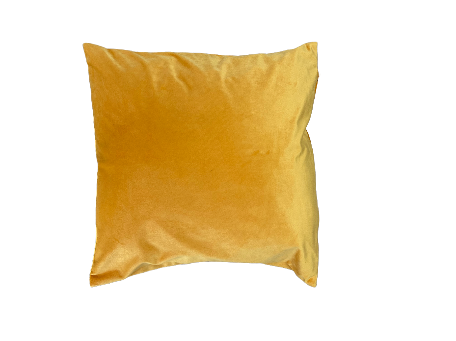 Super Soft Velvet Cushion Cover Orange Harvey Furnishings