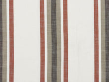  Java Stripe Fabric 140cm - Olive/Rust