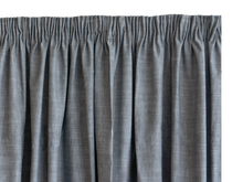  Barbados Blockout Steel Pencil Pleat curtains