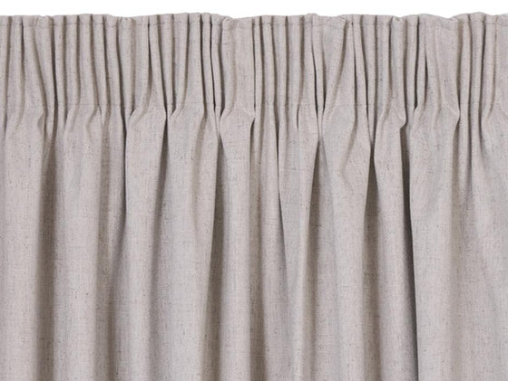 Waihi Linen Blockout Pencil Pleat Curtains - Harvey Furnishings
