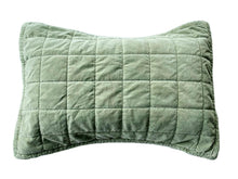  Winton Sage Quilted Pillow Case - Harvey Furnishings