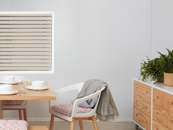 WW 35mm Wooden Venetian Blind - White Birch