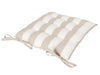 Hahei Stripe Chair Pad - Beige
