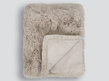  Pelage Faux Fur Throw - Taupe