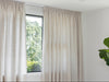 100% Linen Lined Natural Pencil Pleat Curtains