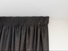 Opito Blockout Pencil Pleat Curtains - Graphite