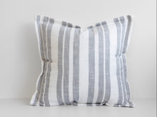  Laguna Stripe Filled Cushion - Light Grey/White