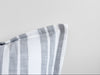 Laguna Stripe Filled Cushion - Light Grey/White