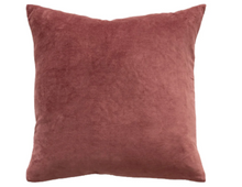  Majestic Velvet-Linen Marsala Filled Cushion