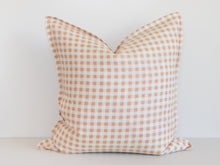  Ava Linen Filled Cushion - Apricot Square