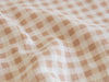 Ava Linen Filled Cushion - Apricot Square