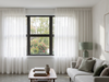 Rhapsody Sheer Readymade Curtains - Ivory