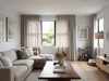 Stonehaven II Lined Readymade Curtains - Driftwood