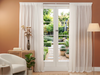 Rhapsody Sheer Readymade Curtains - White
