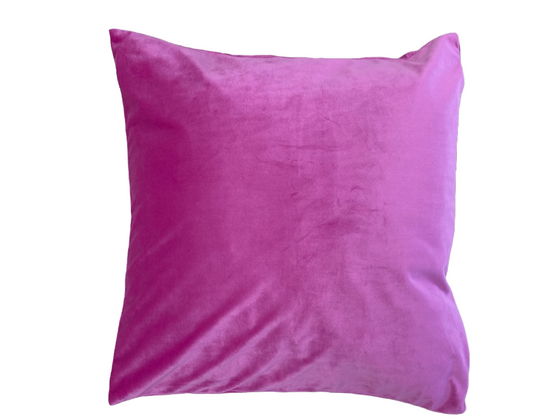 Super Soft Velvet Cushion Cover Hot Pink