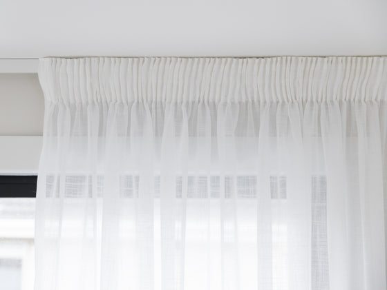 Izmir Sheer Curtains - Snow