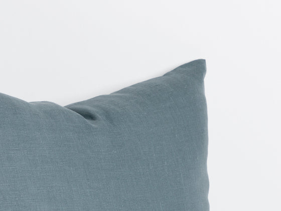 Maia Linen Filled Cushion - Lake