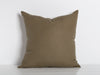 Maia Linen Filled Cushion - Olive