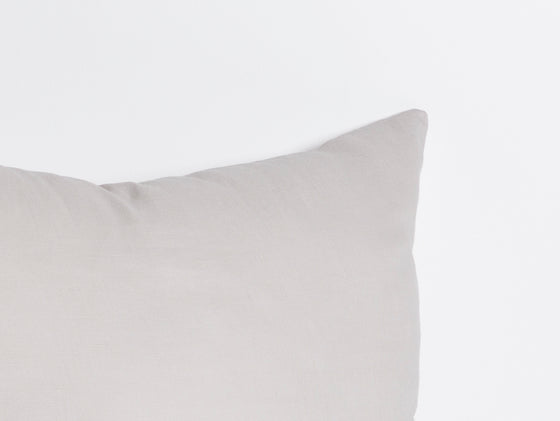 Maia Linen Filled Cushion - Ricepaper