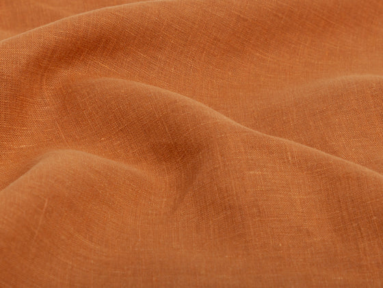 Maia Linen Filled Cushion - Saffron