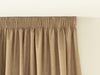 Opito Blockout Pencil Pleat Curtains - Maple