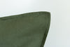 Ava Linen Filled Cushion - Moss