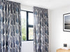 Mossburn Jacquard Lined Readymade Cutains - Blues