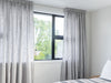 Nicosia Lined Pencil Pleat Curtains - Gris
