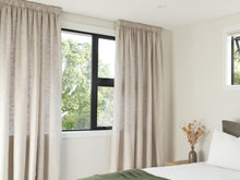  Nicosia Lined Pencil Pleat Curtains - Oyster
