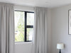 Omaha Blockout Pencil Pleat Curtains - Shell