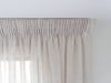 Rhapsody Sheer Readymade Curtains - Parchment