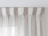 Romy Stripe Sheer Readymade Curtains
