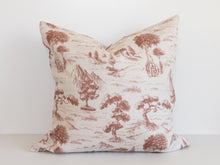  Ava Linen Filled Cushion - Rose Toile