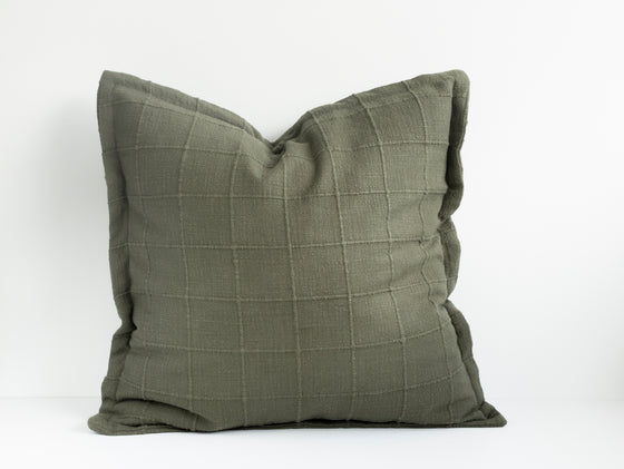 San Pedro Filled Cushion - 	Olive