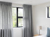 Stonehaven II Lined Readymade Curtains - Aquamarine