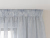 Sumner Stripe Sheer Readymade Curtains - Blue