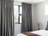Wanaka Blockout Pencil Pleat Curtains - Putty
