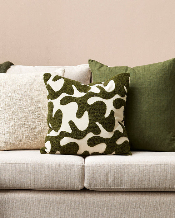 Maddison Filled Cushion - Olive