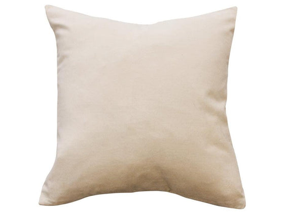 Majestic Velvet/Linen Nude Cushion