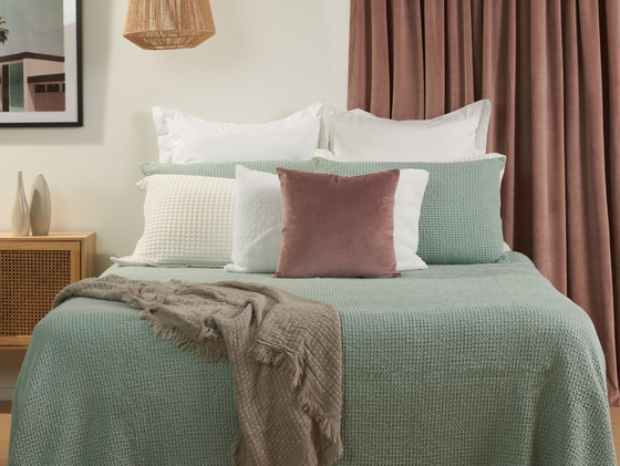 Claremont Aqua Coverlet