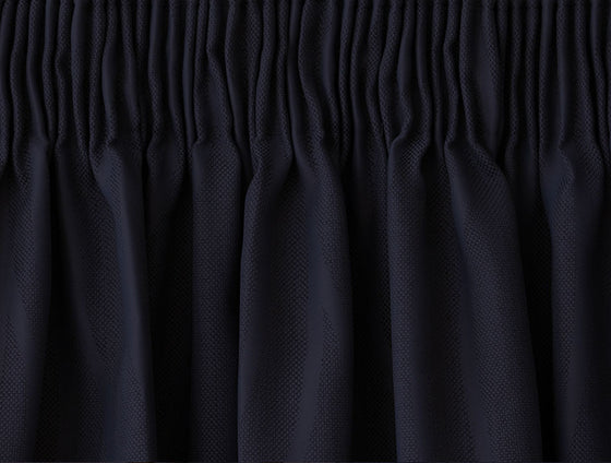 Belair Midnight Dimout Pencil Pleat Curtains