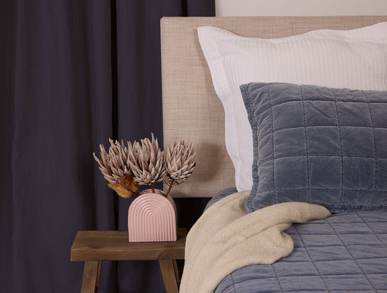Belair Midnight Dimout Eyelet Curtains