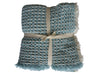 Benmore Aqua Throw - Harvey Furnishings