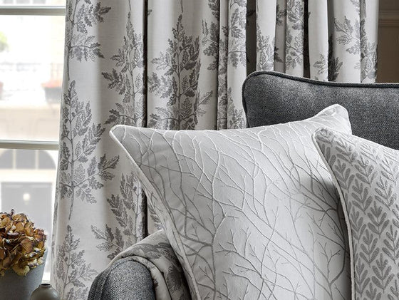 Haldon Silver Fabric - Harvey Furnishings