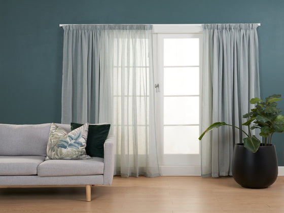 Rhapsody Mist Sheer Curtains