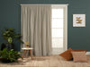 Stonehaven Flax Lined Pencil Pleat Curtains