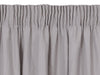 Linen Lined Silver Pencil Pleat Curtains - Harvey Furnishings