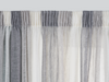 Montserrat Stripe Sheer Curtains - Smoke/White/Grey