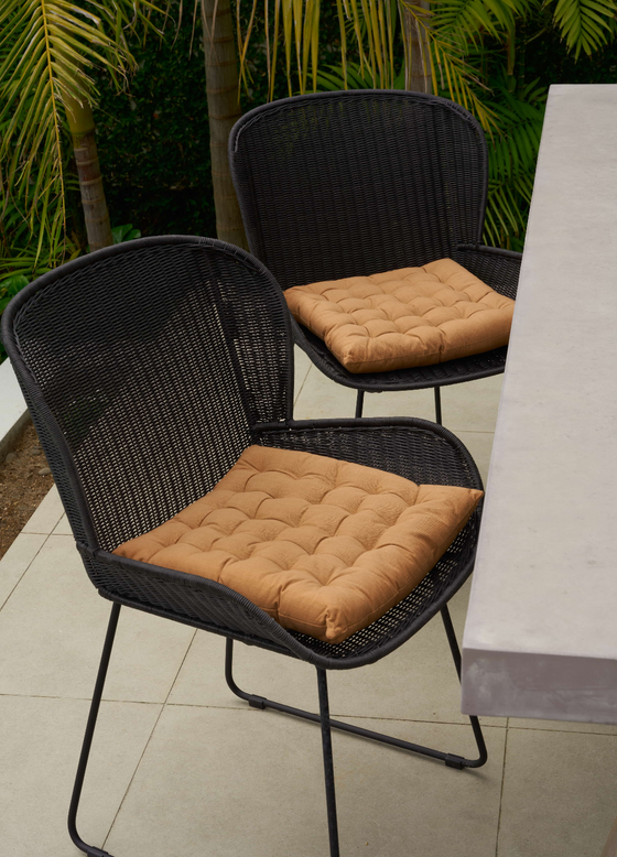 Papamoa Chair Pad - Terracotta